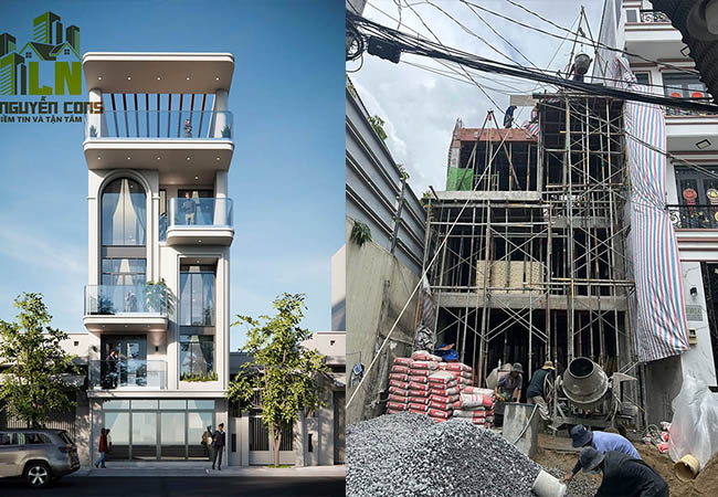 Thi công xây nhà Quận Bình Tân  – Anh Hải